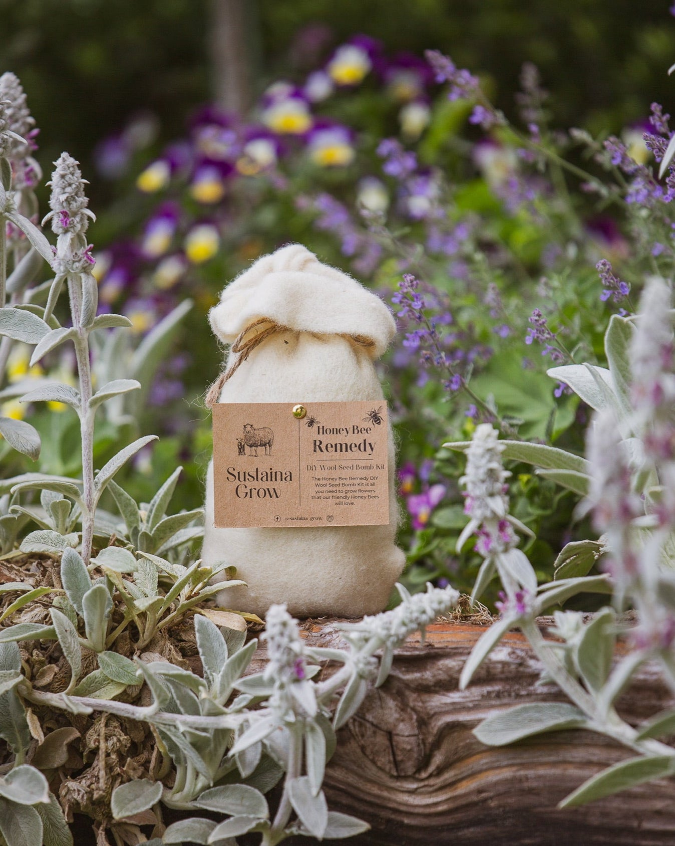 DIY Wool Seed Bombs - Individual
