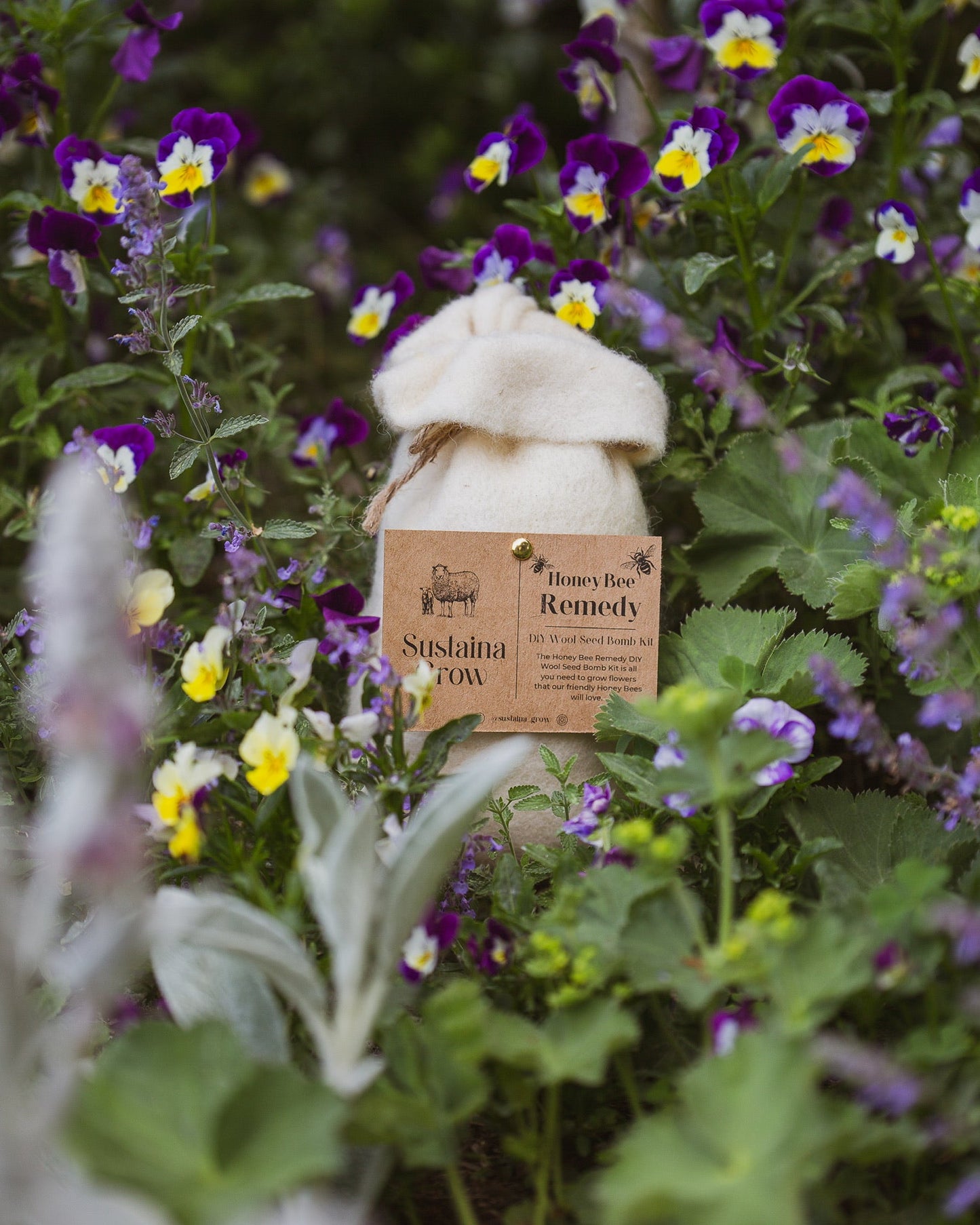 DIY Wool Seed Bombs - Individual