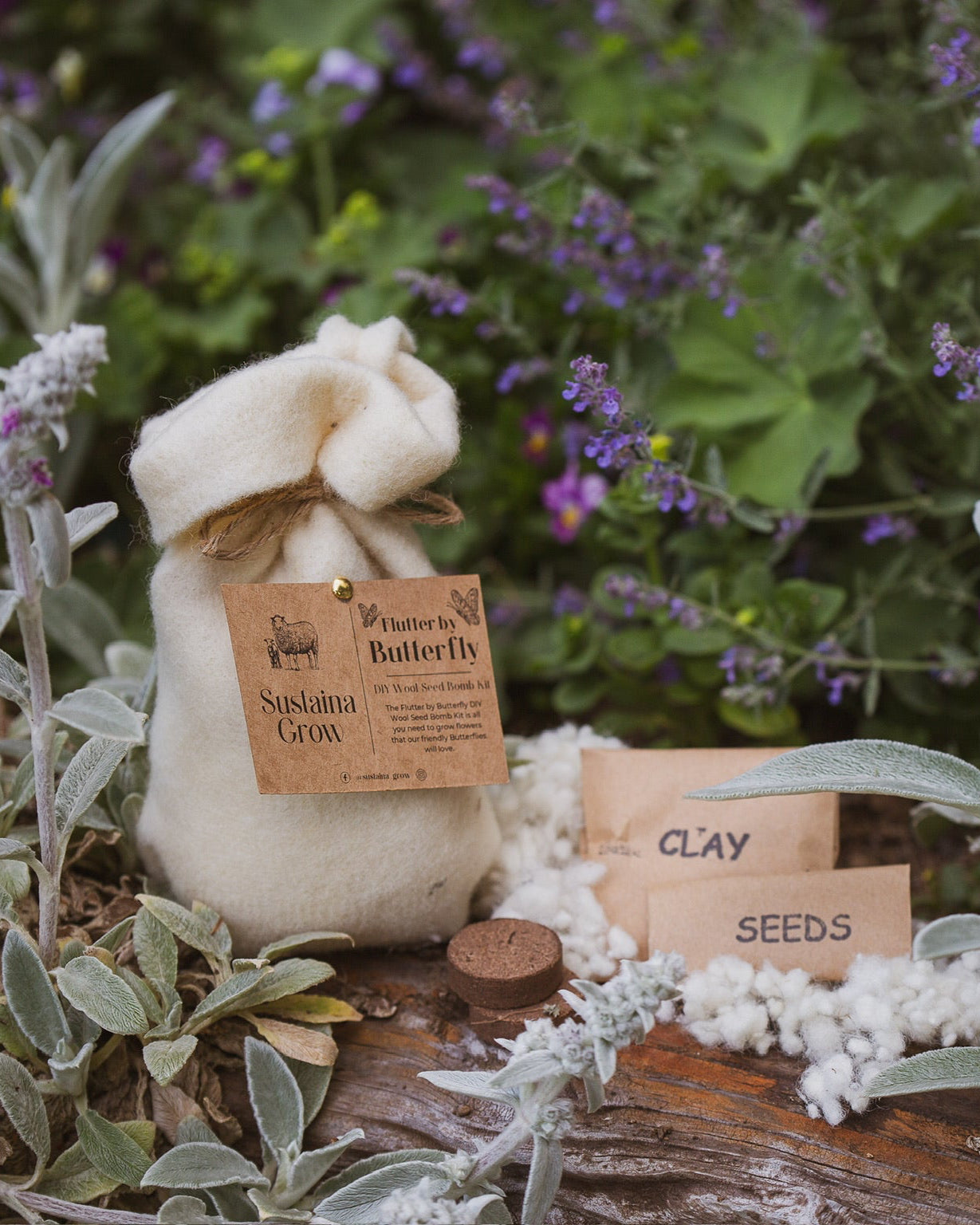 DIY Wool Seed Bombs - Individual