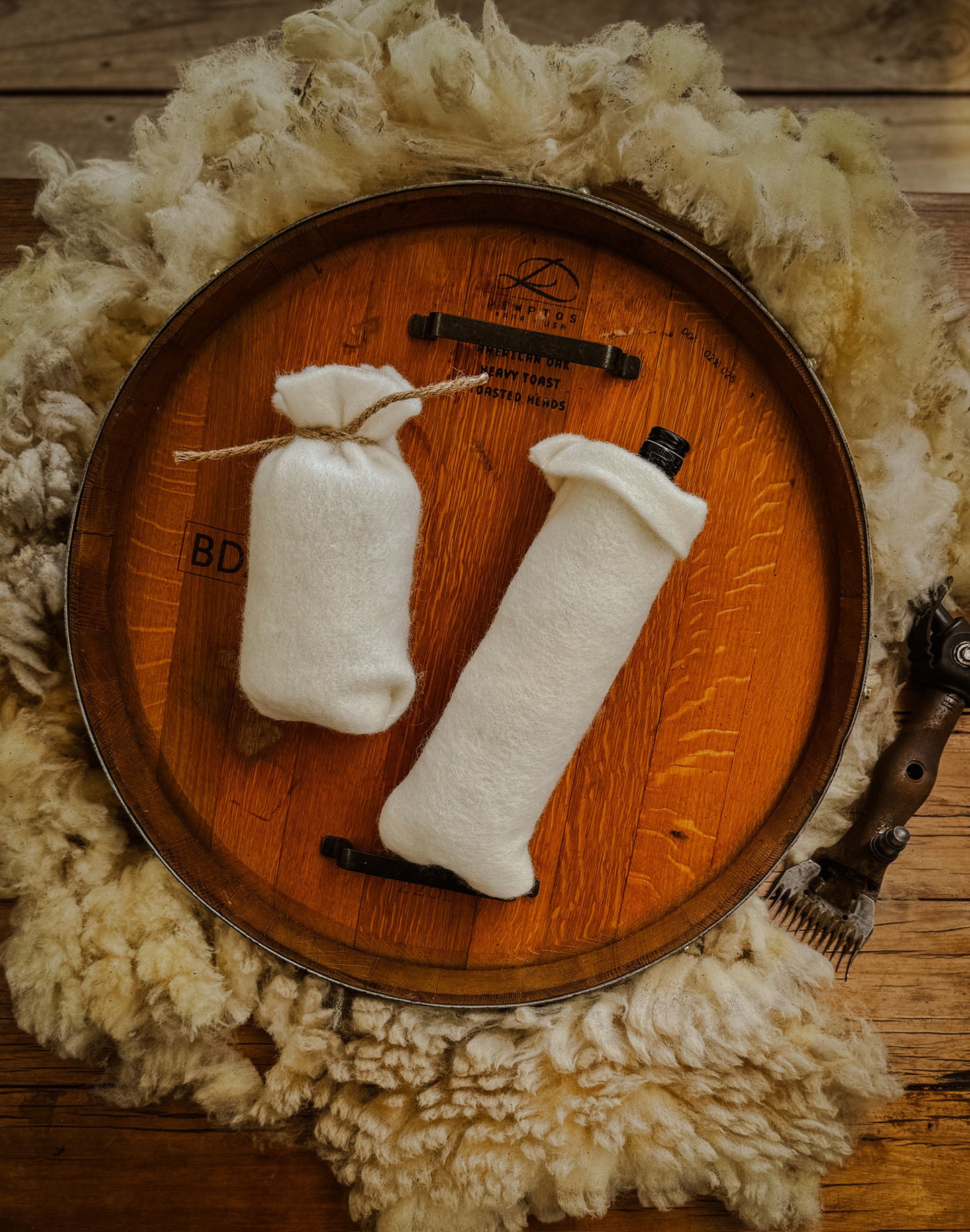 Wool Wine Bottle Sleeve