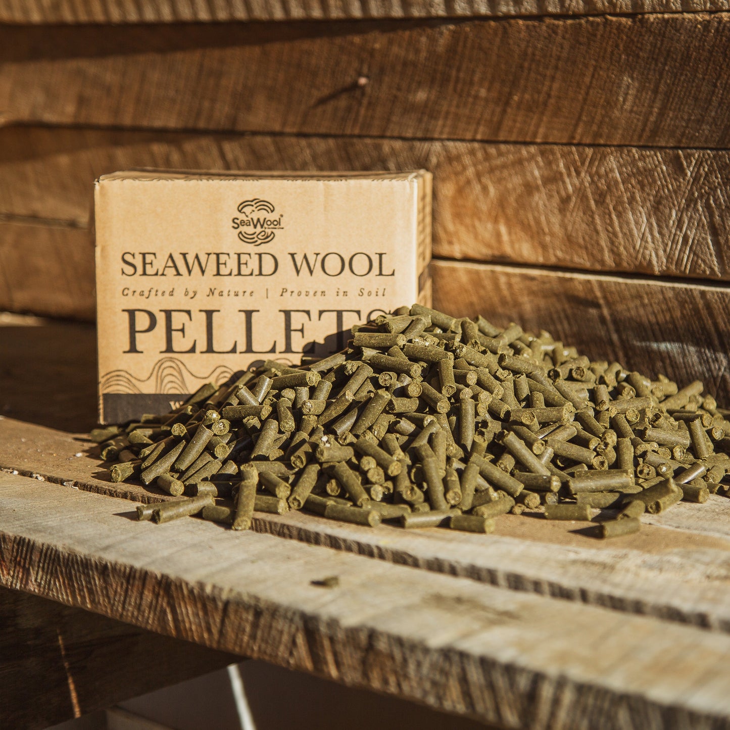 SeaWool™ - Seaweed infused Wool Pellets