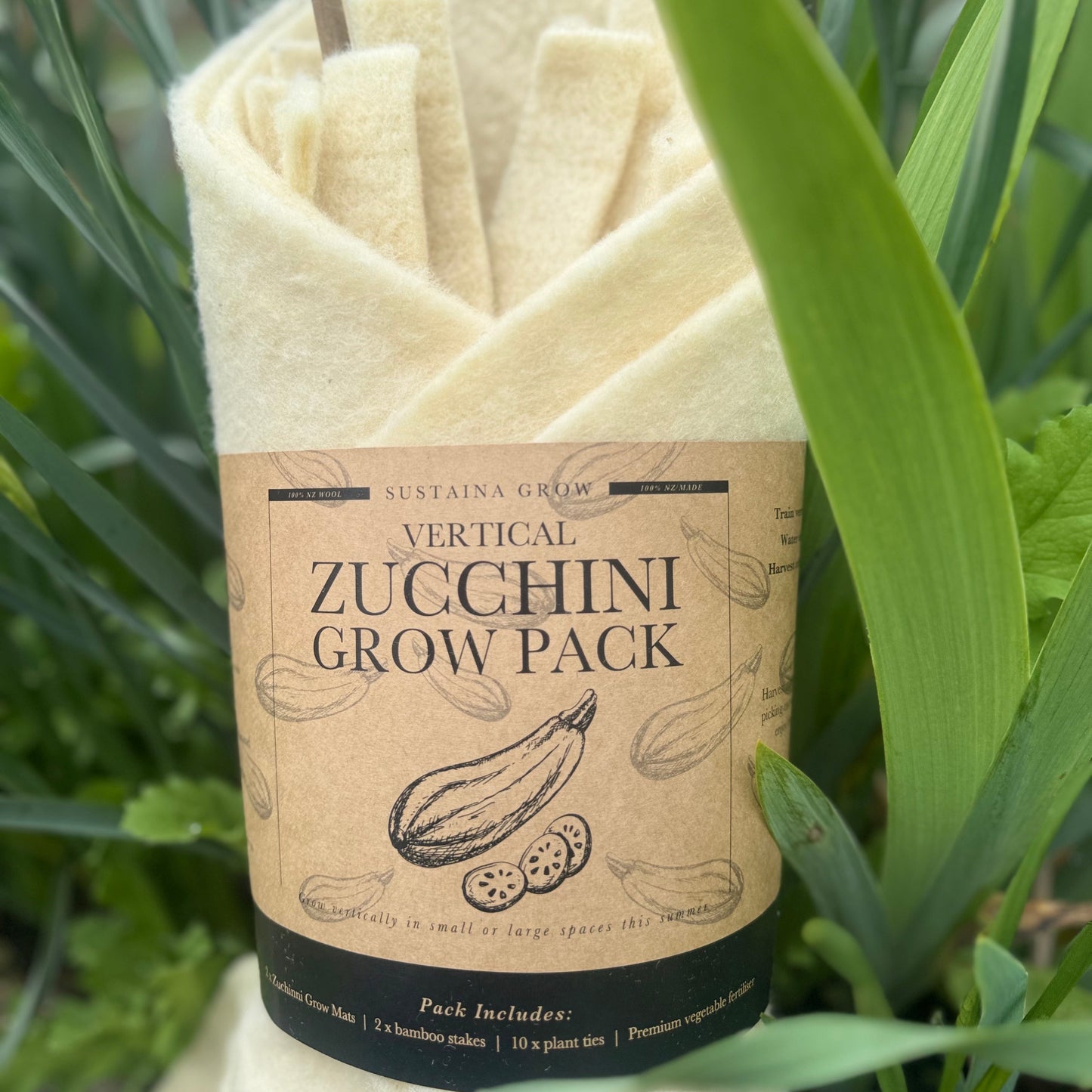 🌱 Grow Vertically! The Vertical Zucchini Grow Pack
