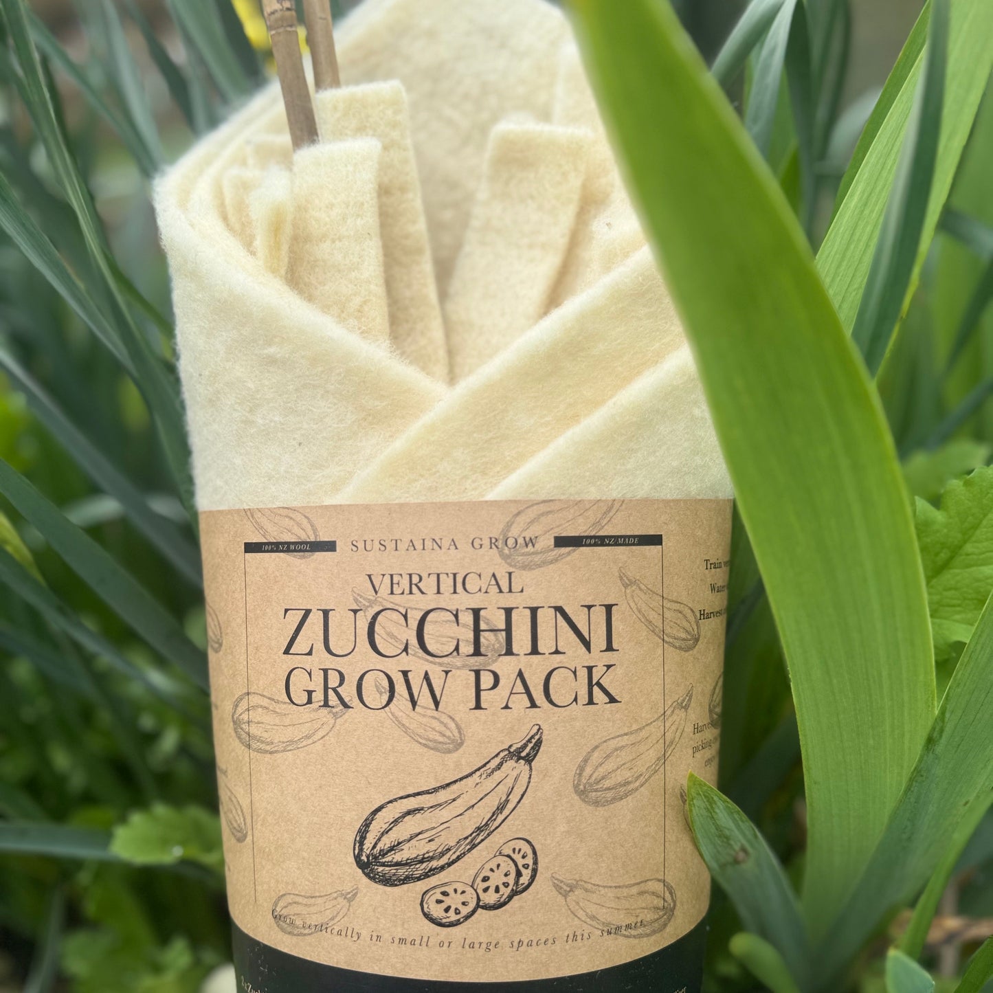 🌱 Grow Vertically! The Vertical Zucchini Grow Pack