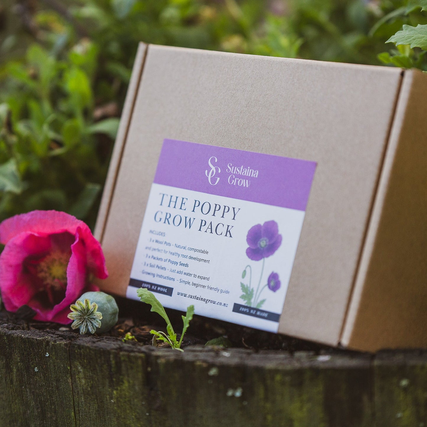 nz poppy gift box 