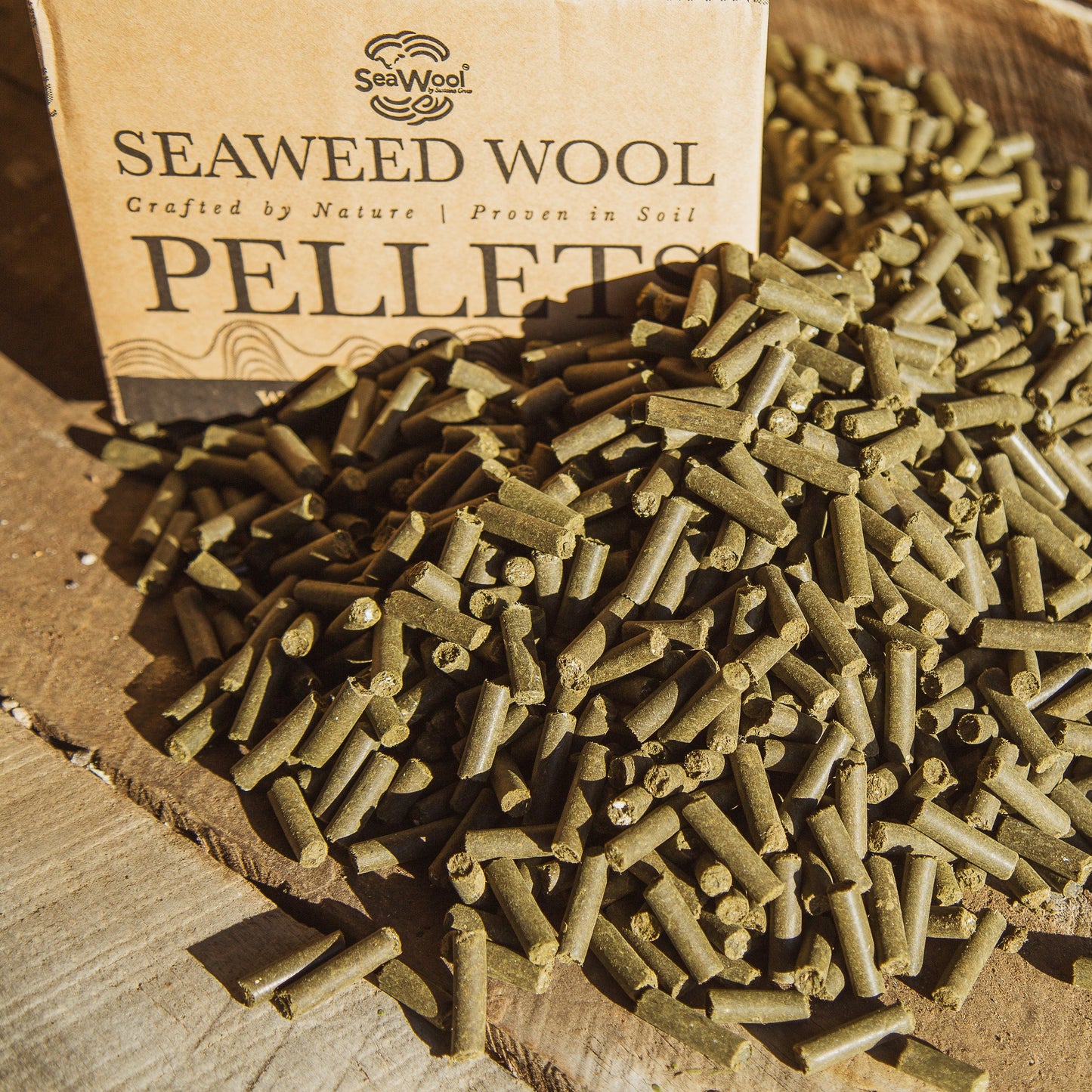 SeaWool™ - Seaweed infused Wool Pellets