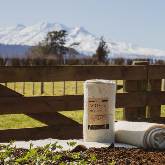 wool mulch roll 